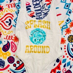 NWT Aerie White “Splash Around” One Piece